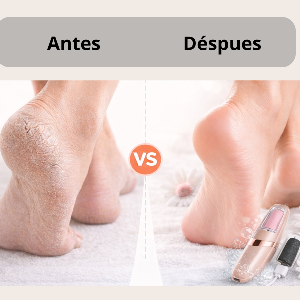 Lima de Pies Recargable