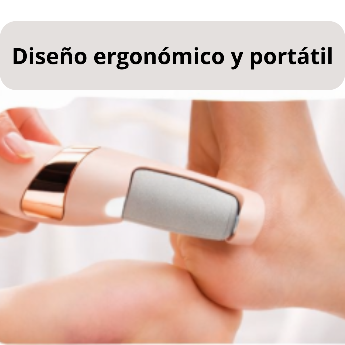 Lima de Pies Recargable