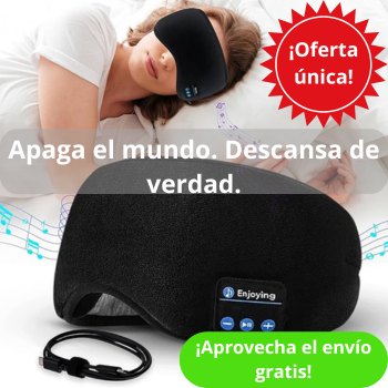 Antifaz Con Audifonos Para Dormir