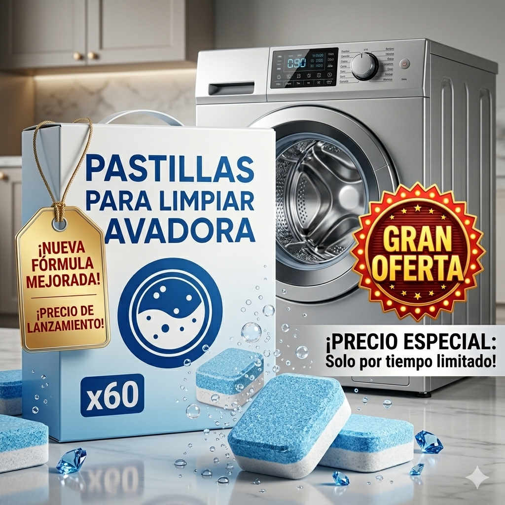 Pastillas para Limpiar tu Lavadora