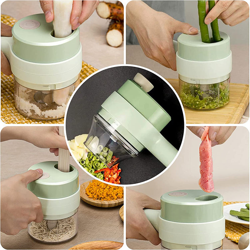 Picador de verduras eléctrica portátil